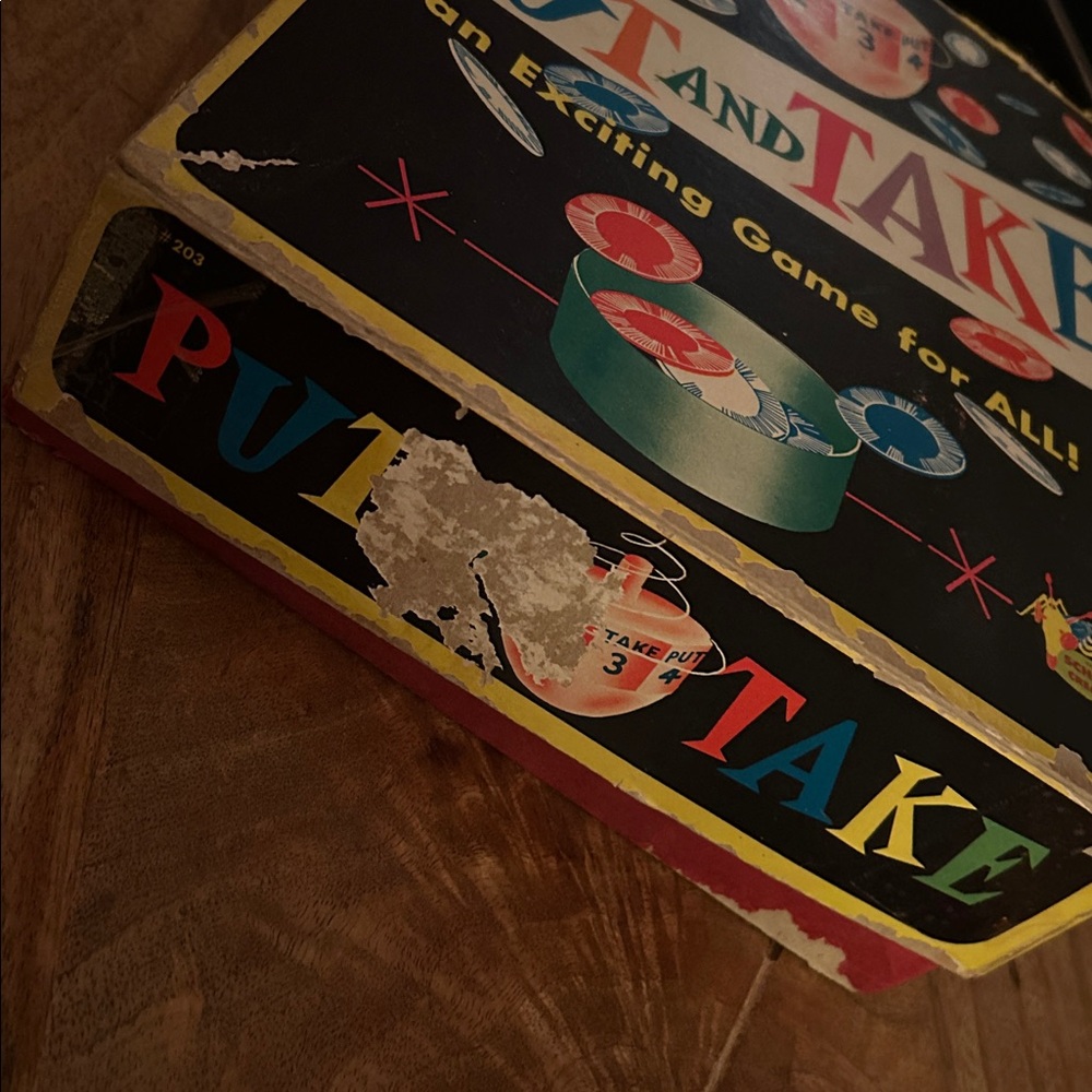 Vintage 1956 game Put and Take by Schaper creation - Picture 3 of 5